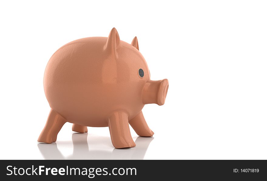 Porcelain Piggy Bank For Money