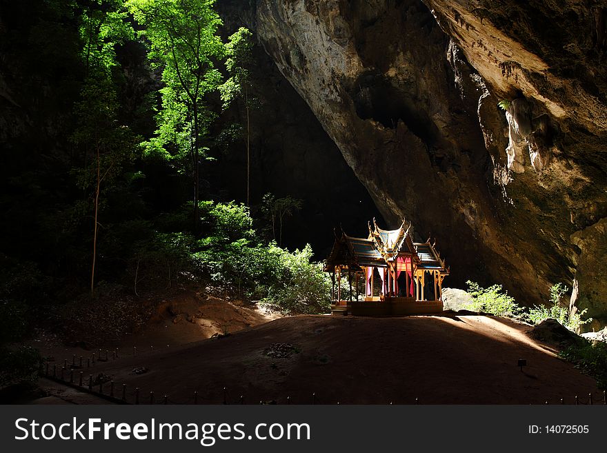 Throne In Prayanakorn Cave, Thailand