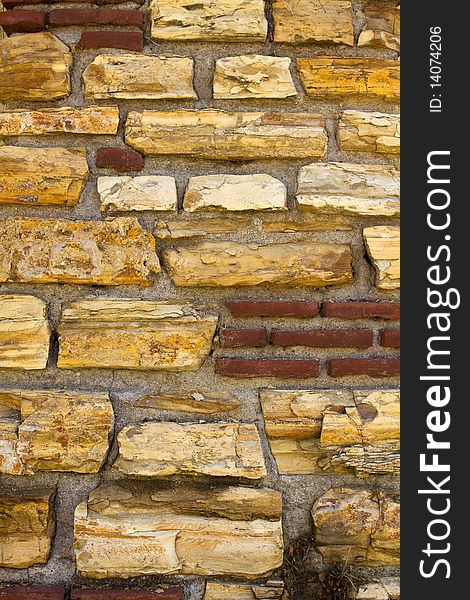 Flagstone, rock, and brick background textures. Flagstone, rock, and brick background textures.