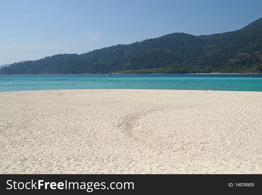 Beautiful beach and sea in Thailand