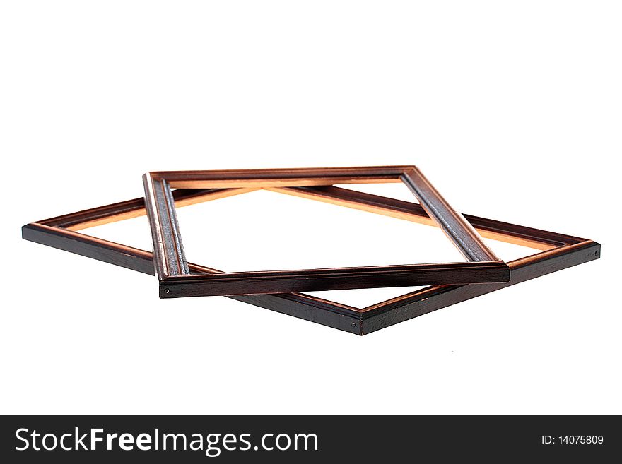 Frames for a picture or a photo on a white background.