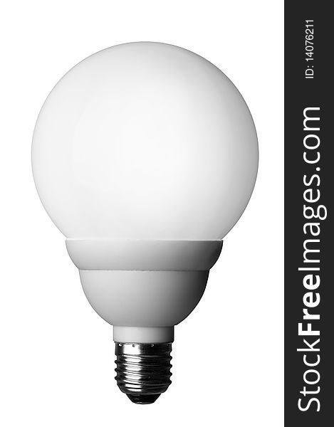Fluorescence lamp of isolated on a white background