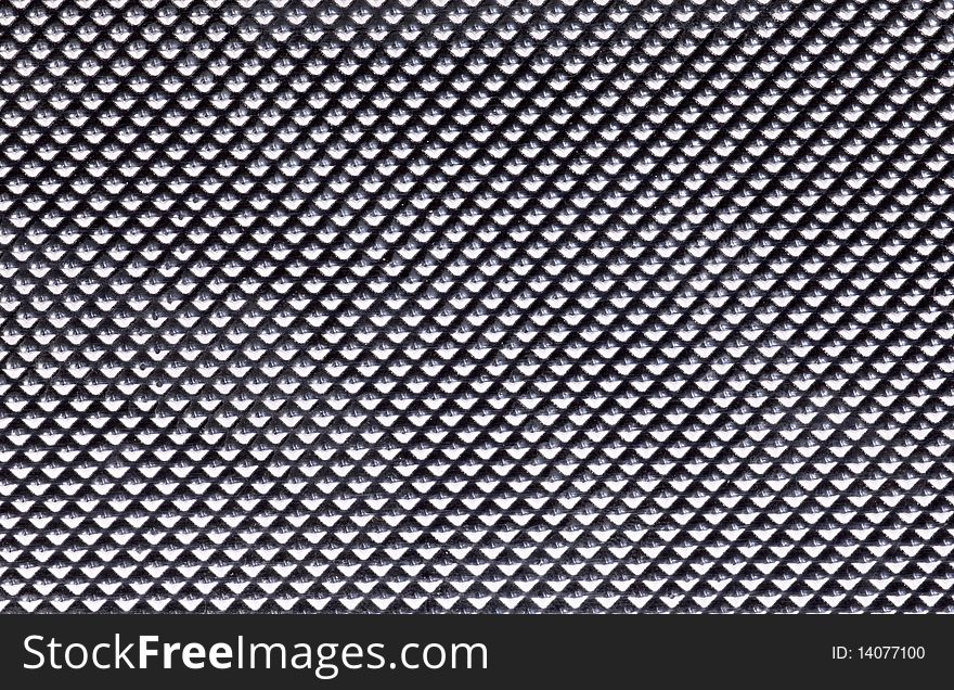 Metal background with dotts pattern
