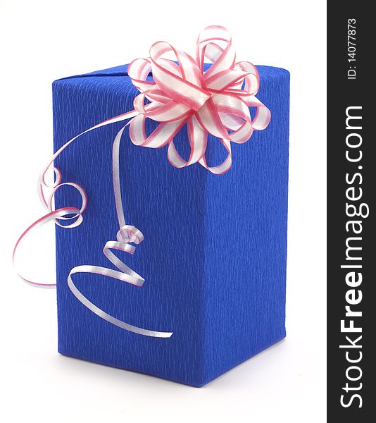 Gift wrap with a bow