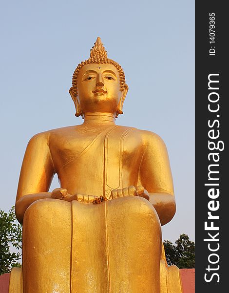 Sitting Buddha, North-east of Thailand