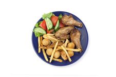 Set Of Takeaway Food Royalty Free Stock Photography Set Of Takeaway Food Royalty Free Stock Photography