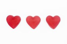 Red And White Love Heart Sweets Stock Photo Red And White Love Heart Sweets Stock Photo