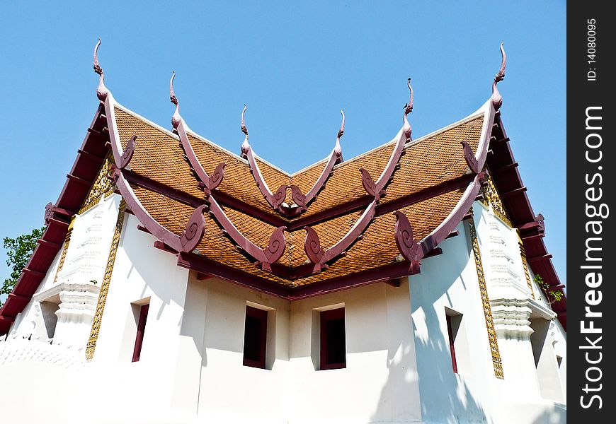 The royay palace in ancient siam of Thailand