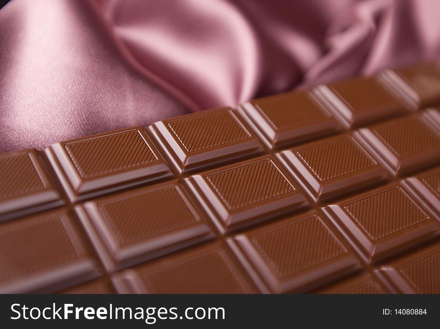 Chocolate and silk, abstract perfect background