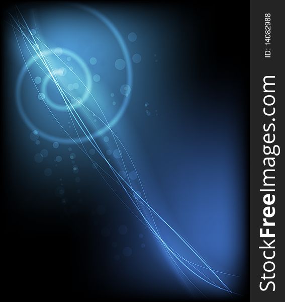 Futuristic background with glowing lines. Futuristic background with glowing lines