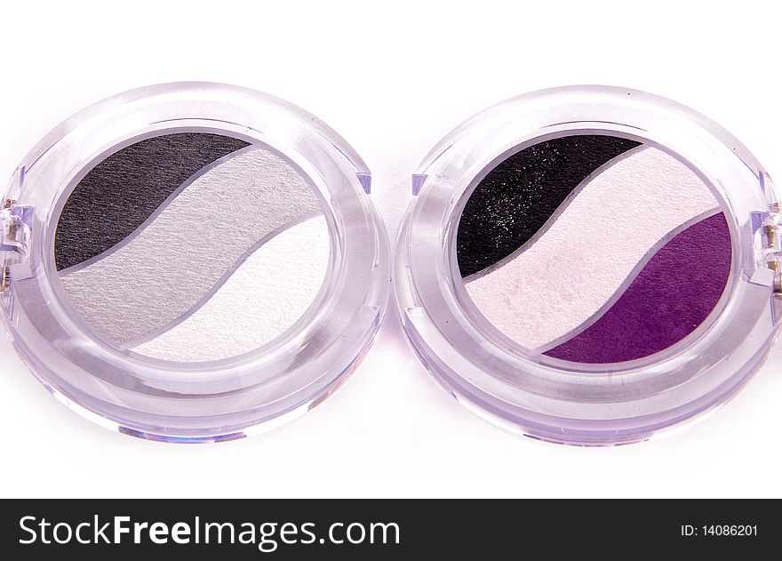 Eyeshadow isolated with white background. Eyeshadow isolated with white background