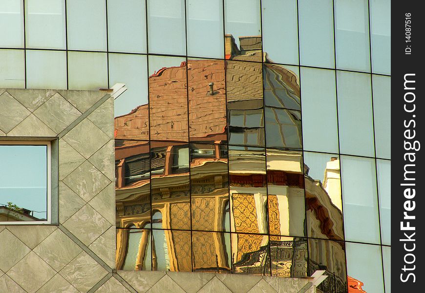 Mirrored Building