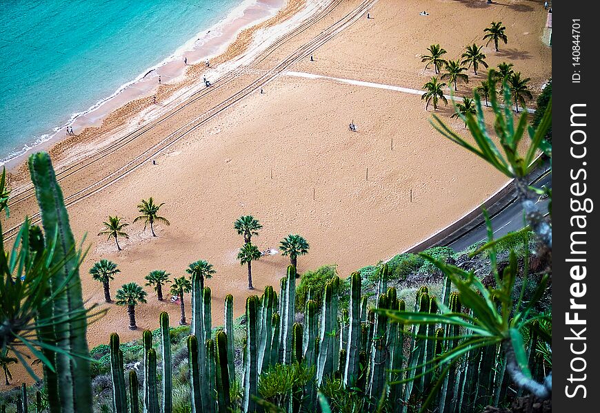 Beach landscape in Tenerife