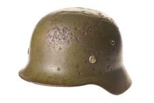Old German Helmet World War . Royalty Free Stock Photography