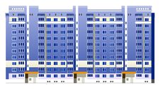 Beautiful Multi-storey Buildings Royalty Free Stock Image Beautiful Multi-storey Buildings Royalty Free Stock Image