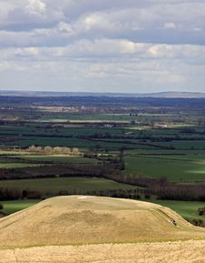 Dragon Hill Near White Horse Hill Stock Photos Dragon Hill Near White Horse Hill Stock Photos