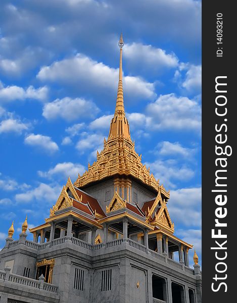 Thailand, Bangkok.The temple near  the Grand palace area. Thailand, Bangkok.The temple near  the Grand palace area.