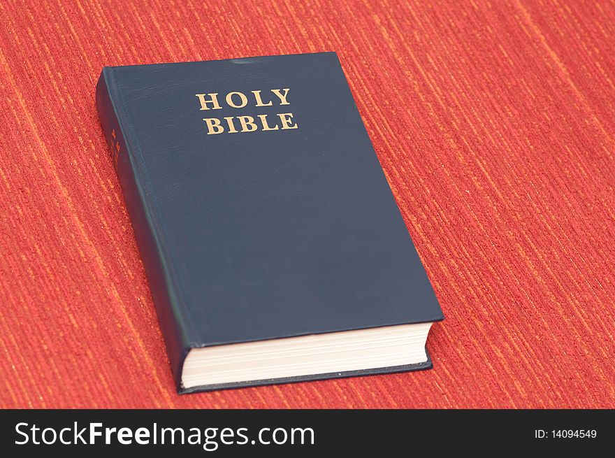 Close up shot of the holy bible