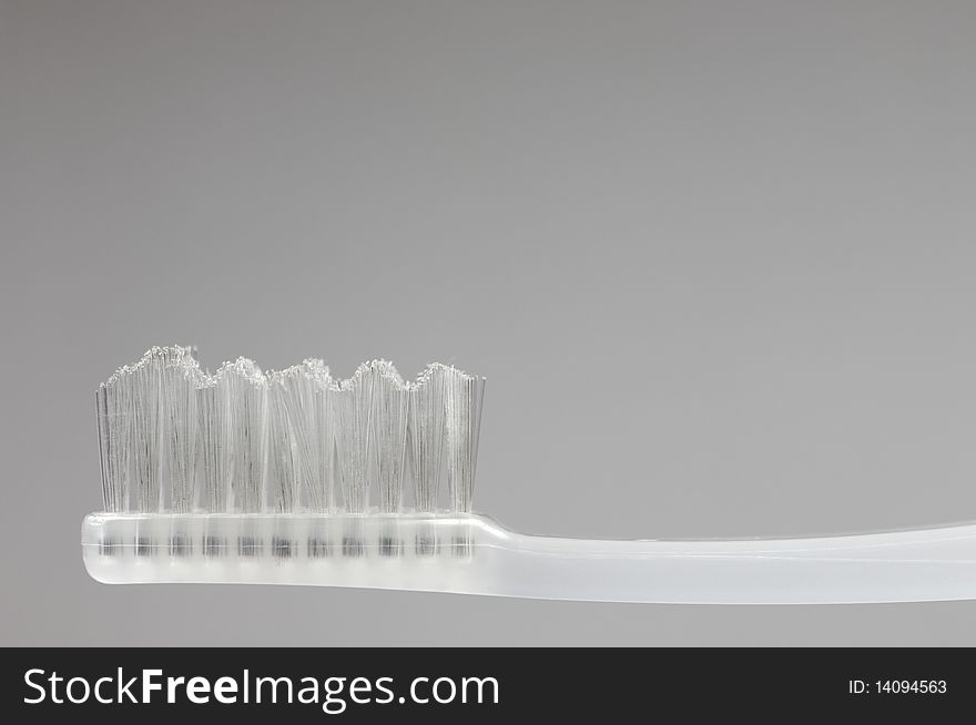 Toothbrush white on white background