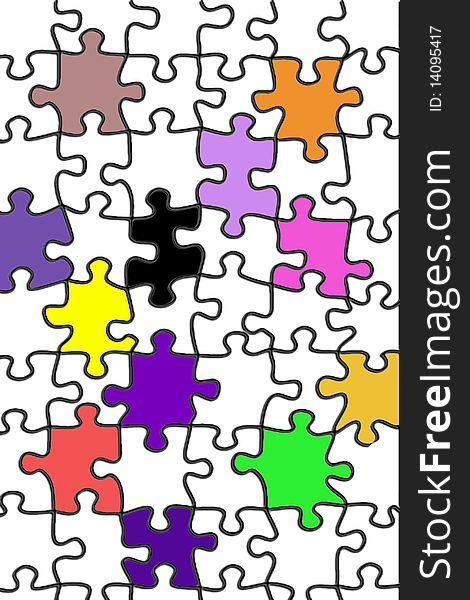 Coloured Puzzle