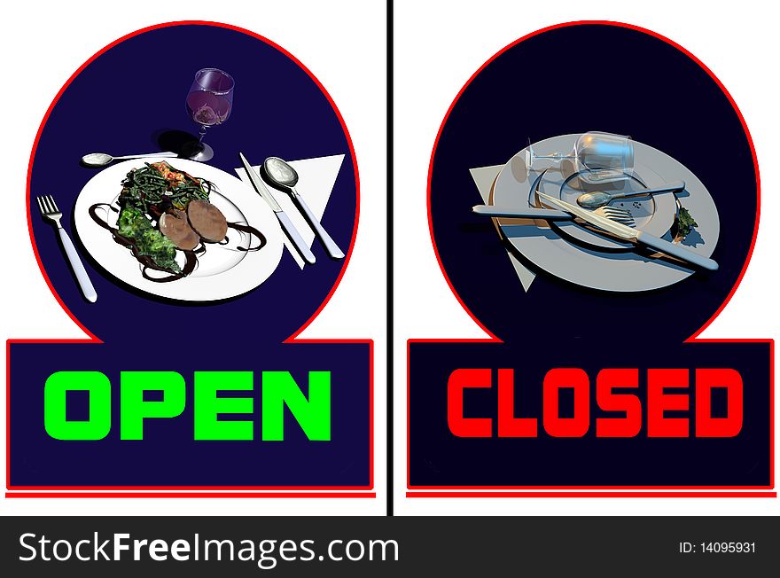 Restaurant open-closed