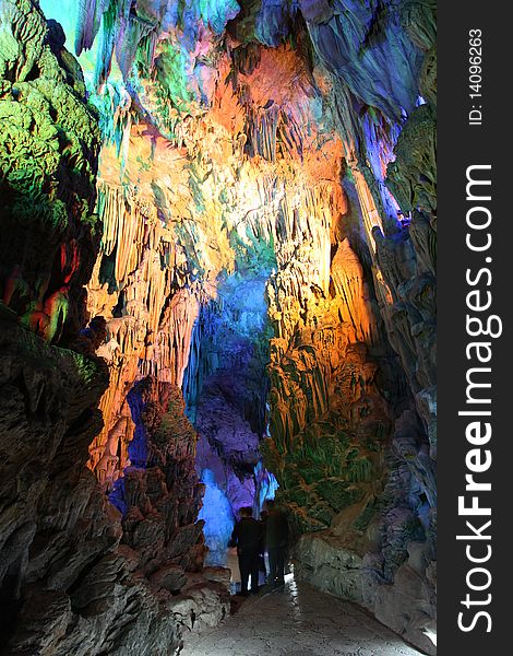 Reed Flute Cave Guilin Guangxi China