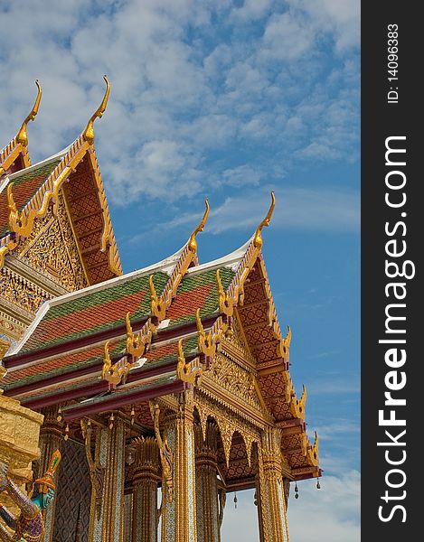 Wat phara kaew in thailand