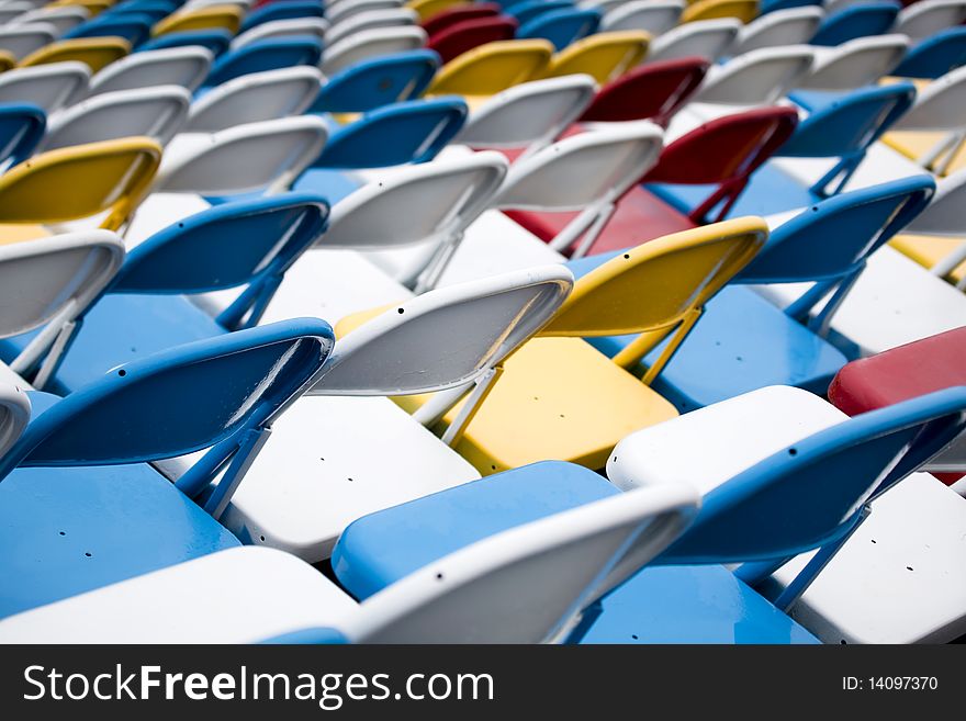 Colorful Stadium Seats