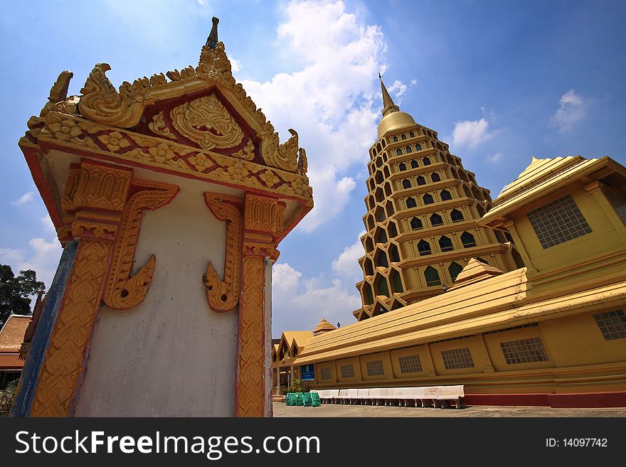 The pagoda at Wat Tha Id, Thailand