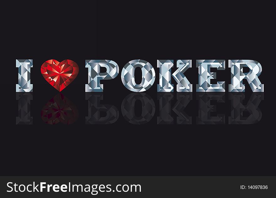 Diamond Poker Card,
