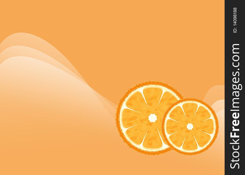 Abstract Orange Background