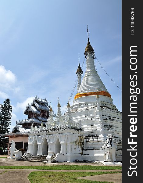 Buddhist temple in North of Thailand