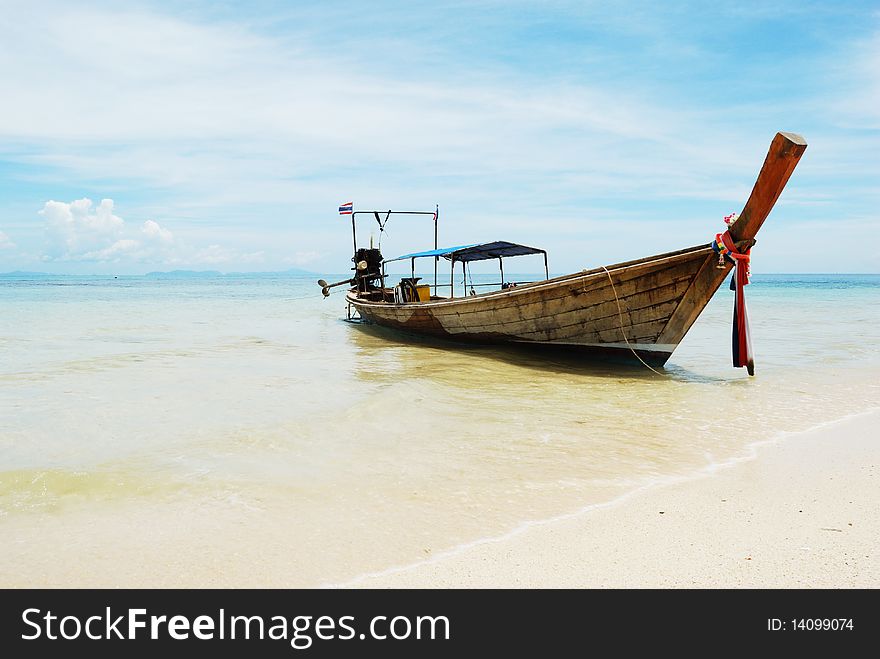 Thai boat, Phi Phi Krabi, Thailand