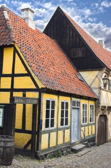 Old Danish Houses Stock Images Old Danish Houses Stock Images