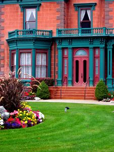 The Deveraux Mansion/Heritage Gardens, Salt Lake City Royalty Free Stock Photography
