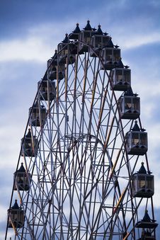 An Evening Ferris Wheel Stock Photo
