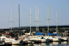 Boats At Dck Royalty Free Stock Photos Boats At Dck Royalty Free Stock Photos