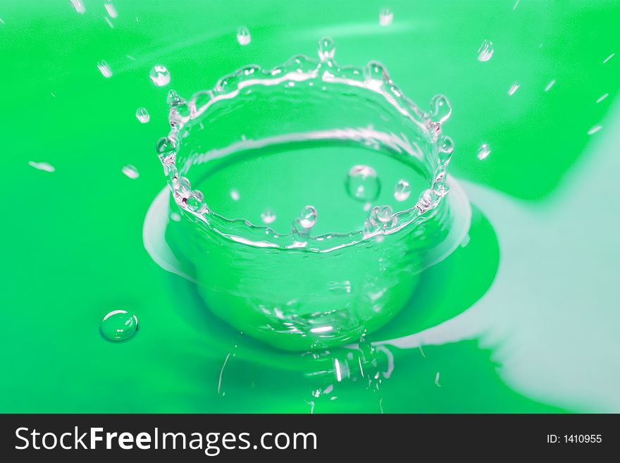 Green Water Bowl