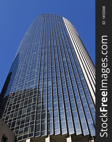 Modern architecture of office buildings in San Francisco Financial District