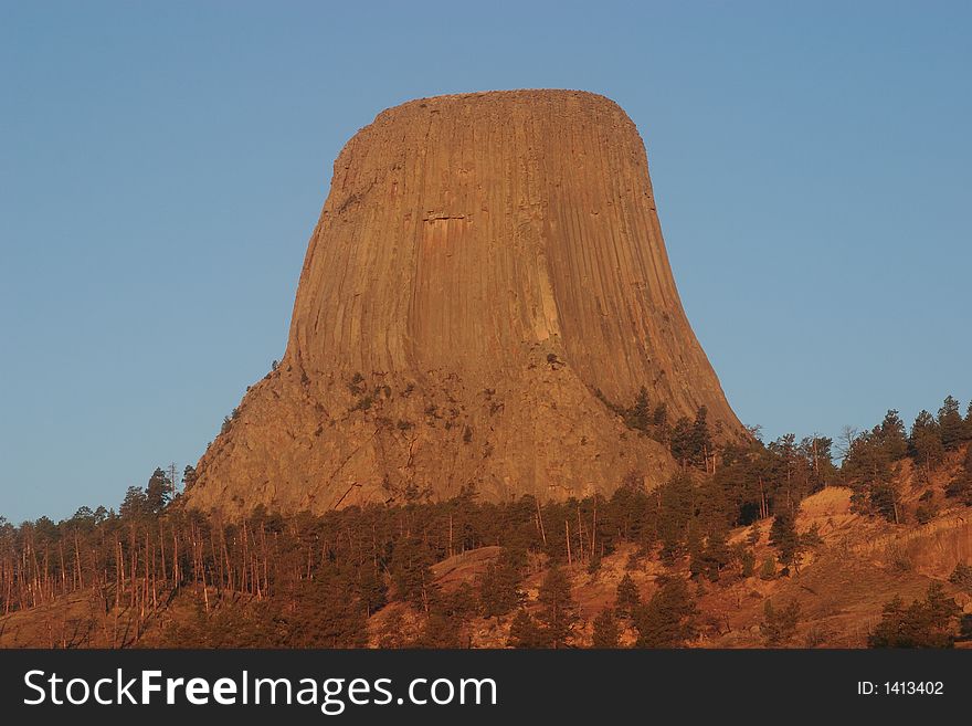 Devils Tower National Monument in Wyoming