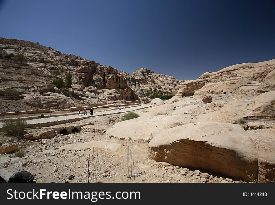 Outerworldly Scene Of Petra, Jordan