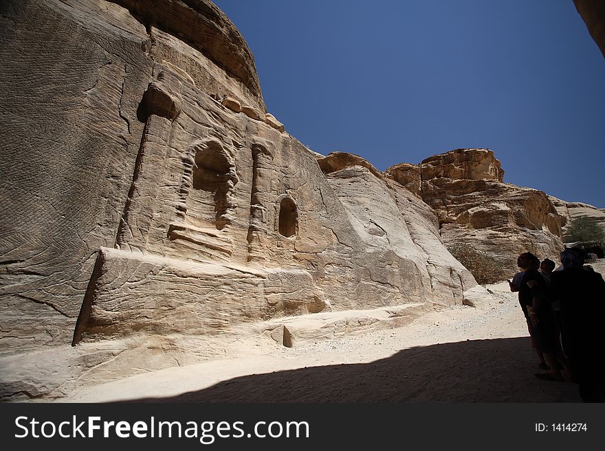 Outerworldly Scene Of Petra, Jordan