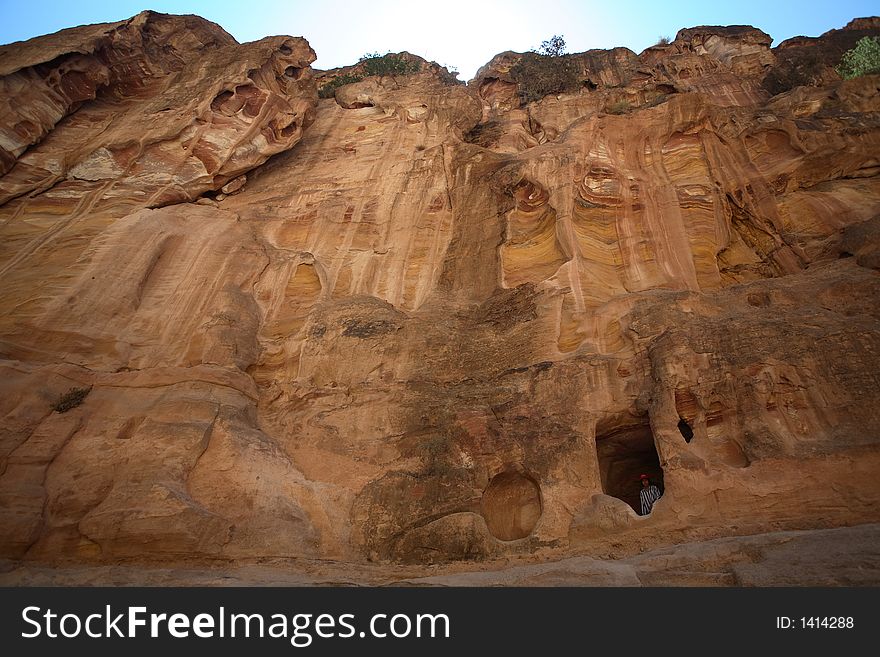 Outerworldly Scene Of Petra, Jordan