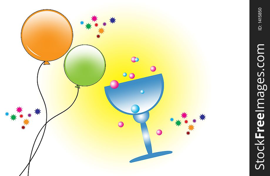 Colorful balloons for celebrating occasions