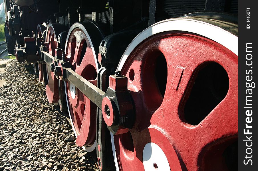 Old steam train ready for the scenic ride. Old steam train ready for the scenic ride