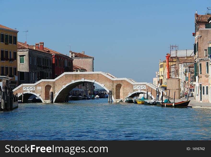 A bridge in Venice, Italy