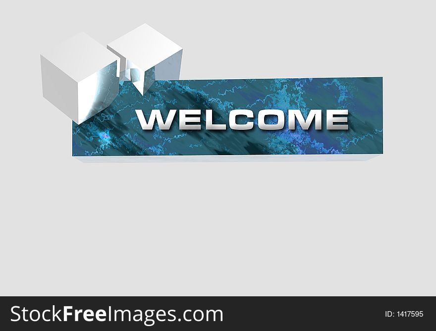 Logo banner welcome