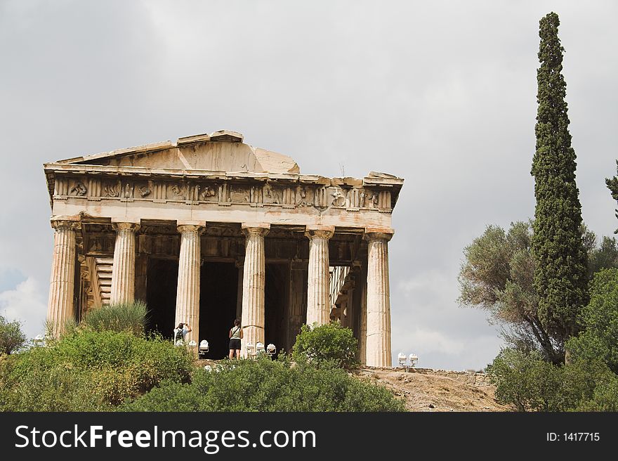 Hephaestus, the best preserved temple in Athens. Hephaestus, the best preserved temple in Athens