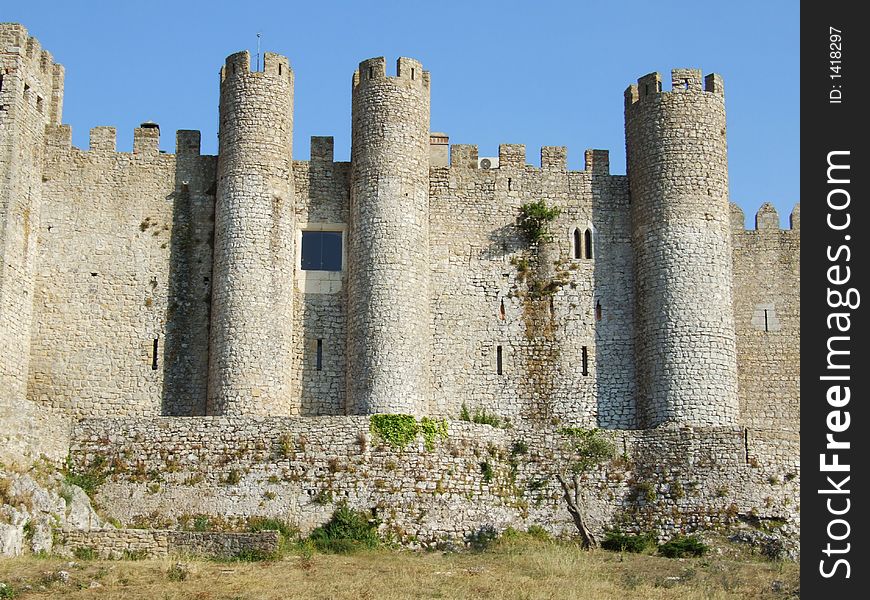 Part of the Obidos Castle - Portugal