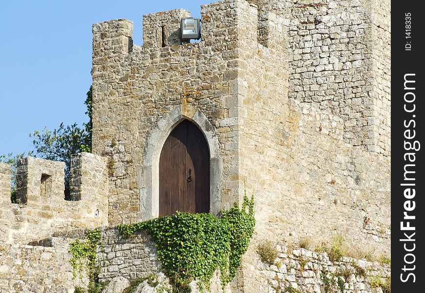 Part of the Obidos Castle - Portugal